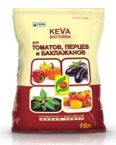Грунт KEVA Bioterra для томатов и перцев 10 л/(8шт в уп)