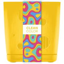 Горшок для цветов InGreen Clean Color 0,5л, cosmic yellow 10-2726