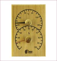 Термометр с гигрометром Банная станция СБО-3тг для бани и сауны