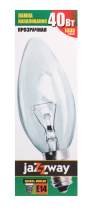 Лампа B35  240V  40w  E27 clear Jazzway