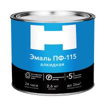 Эмаль ПФ-115 для металла и дерева H, алкидная, 2,6 кг, голубая 241488